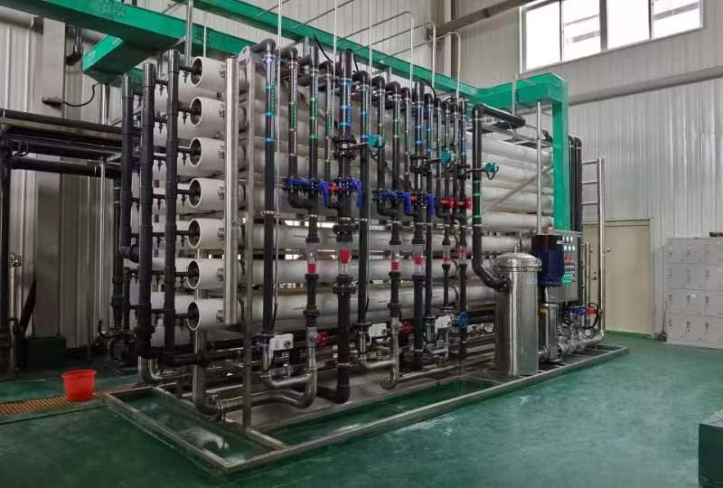 河南新鄉汙水處理成純水回用工程，60t／H水處理工程施工項目 